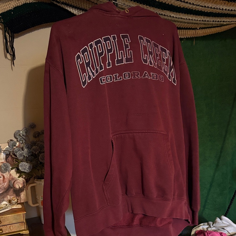 Men's Maroon Hoodie